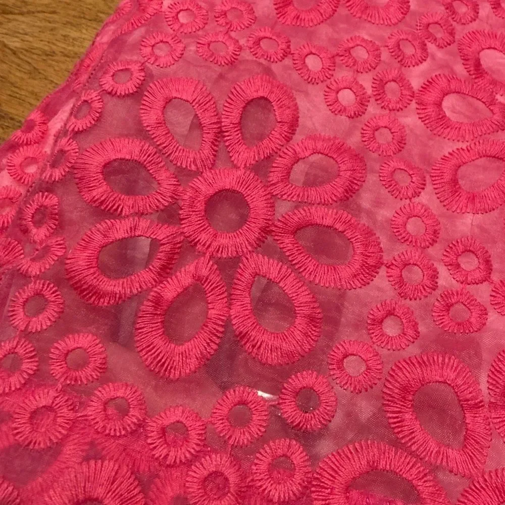 Gymboree Pink Dress with Embroidered Flowers